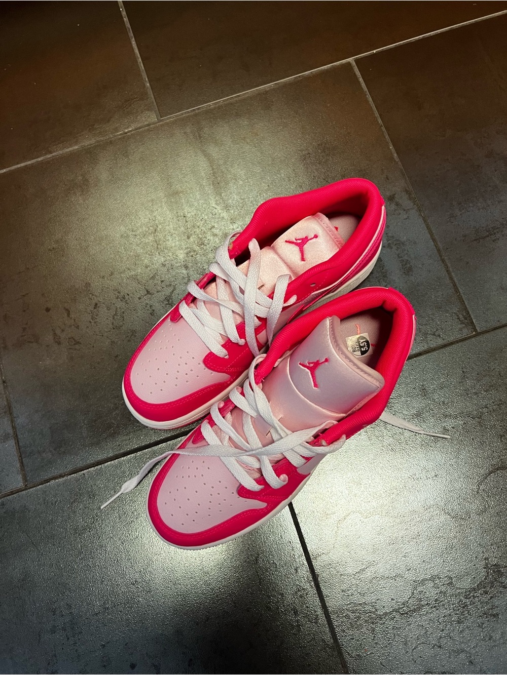 NWOT Nike Jordan Kids' Pink Low-Top Sneakers